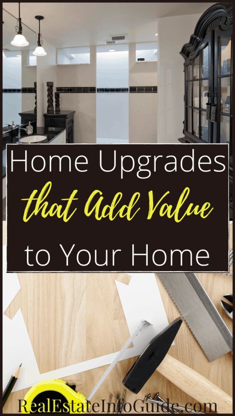 Indoor Improvements To Increase Home Value – Real Estate Info Guide Diy Projects To Increase Home Value, Home Improvements To Increase Value, Raised Homes, Increase Home Value, Easy Home Renovations, Small Home Improvements, Add Value To Your Home, Wood Projects That Sell, Home Selling Tips