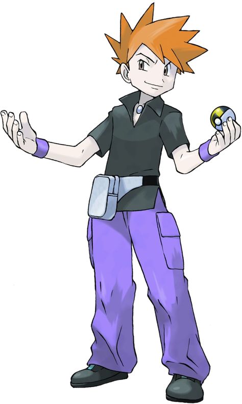 Rival - Bulbapedia, the community-driven Pokémon encyclopedia Cute Pokemon Pfp, Pokemon Character Art, Pokemon Trainer Art, Blue Pokemon, Pokemon Official Art, Gary Oak, Pokemon Wiki, Green Pokemon, Pokemon Rpg