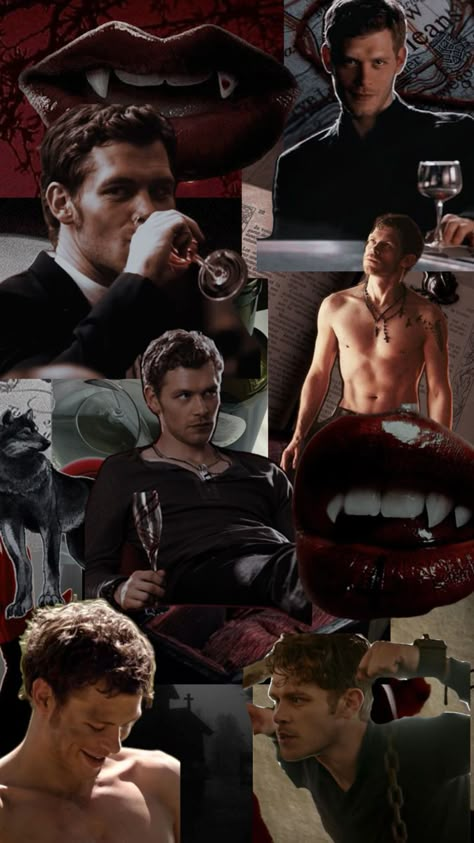 klaus mikaelson collage aesthetic wearwolf vampire hybrid Klaus Mikaelson Wallpaper, Klaus Vampire, Enzo Vampire Diaries, Vampire Hybrid, Love And Darkness, Klaus Tvd, Klaus From Vampire Diaries, Klaus The Originals, Vampire Diaries Movie