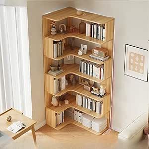 Childrens Shelves, Bookshelves In Living Room, Corner Cabinet, Book Shelves, Future Apartment, Book Nook, Raw Wood, Home Library, Book Shelf