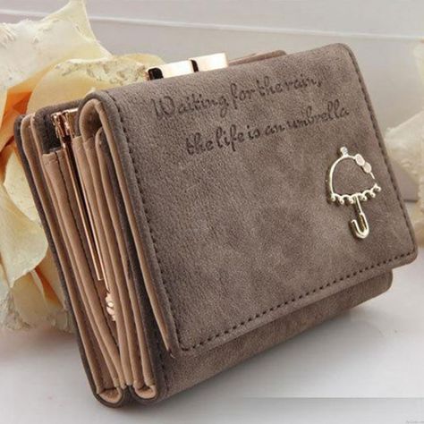 Modern Wallet, Cute Umbrellas, Best Leather, Cute Wallets, Women Wallet, Pu Leather Wallet, Leather Coin Purse, Wallet Card, Mini Wallet