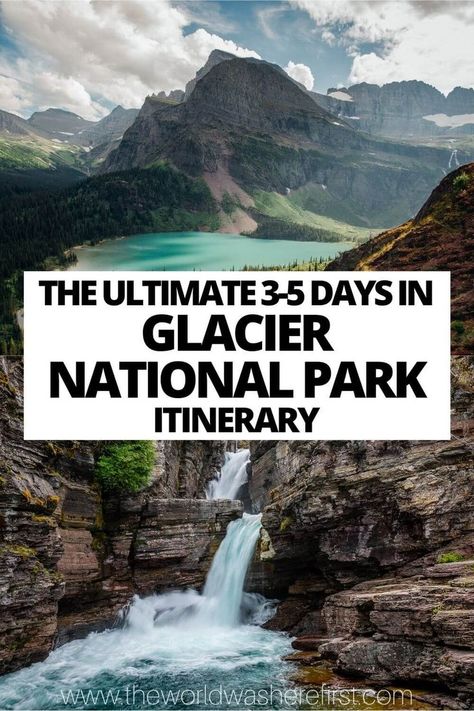 Planning a Glacier National Park itinerary? Check out this guide to how to spend three to five days in this incredible area of natural beauty! Glacier National Park Itinerary, Visiting Glacier National Park, Glacier National Park Vacation, Glacier National Park Hikes, Glacier National Park Trip, Montana Trip, National Park Trip, National Park Itinerary, Montana Travel