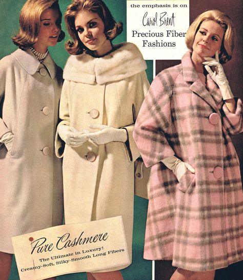 amazing mid mod winter coats 60s Winter Fashion, Fashion 1960s, Retro Mode, Vintage Winter, 1960s Fashion, Moda Vintage, Coat Outfits, 60s Fashion, Winter Coats