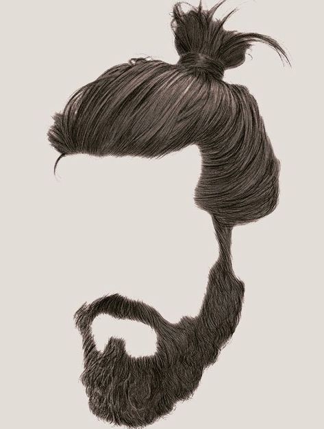 Now this! love for #beard is phenomenal! All you do is cherish the cherish the moment of togetherness! #Beard #manbun Beard Drawing, Braided Beard, Photoshop Hair, Beard Art, Mens Hairstyles With Beard, Gents Hair Style, Best Beard Styles, Download Hair, Beard Hairstyle