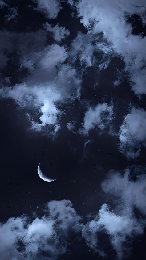 Night Sky With Clouds And Stars, Ocean At Night Aesthetic Wallpaper, Aesthetic Wallpaper Sky Night, Landscape Night Photography, Night Blue Aesthetic Wallpaper, Starry Skies Aesthetic, Stary Night Asethic, Clear Skies Aesthetic, Sky At Night Aesthetic