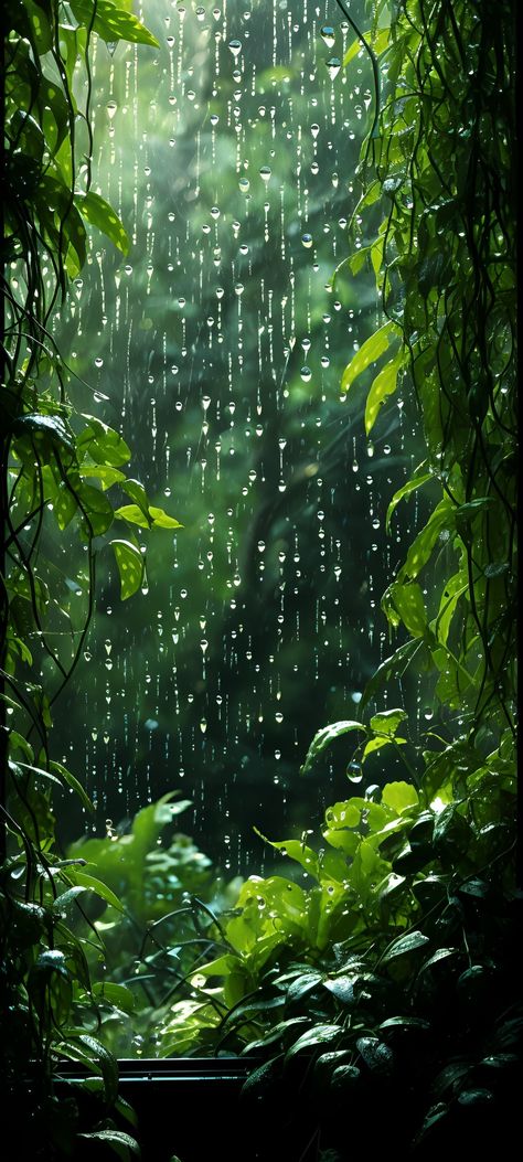 Forest Rain Wallpaper, Rainforest Dark Aesthetic, Green Forest Wallpaper Aesthetic, Green Nature Wallpaper Aesthetic, Mythical Forest Wallpaper, Forest Phone Background, Aesthetic Wallpaper Nature Green, Dark Spring Aesthetic Wallpaper Iphone, Wallpaper Backgrounds Aesthetic Greenery