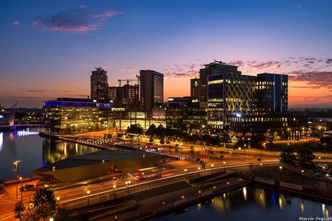 Salford Quays, Salford, Greater Manchester, Happy Places, New York Skyline, Manchester, About Uk, Mood Board, England