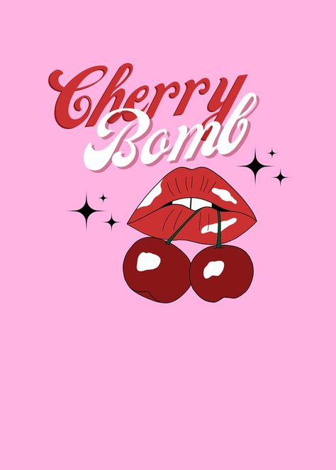 Cherry Bomb Tattoo, Flare Jeans High Waisted, Quirky Wallpaper, Cherry Logo, Woman Streetwear, Halloween Wallpaper Iphone Backgrounds, Pants For Woman, Flared Denim, Beauty Logo Design