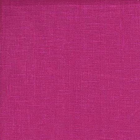 Amazon.com: 55" Wide Solid Drapery 100% Linen Fabric Fuschia Pink Color by The Yard Fuschia Pink Color, Orchid Color, Kravet Fabrics, Modern Vintage Decor, Fuschia Pink, Pierre Frey, Cole And Son, Flame Retardant, Viscose Fabric