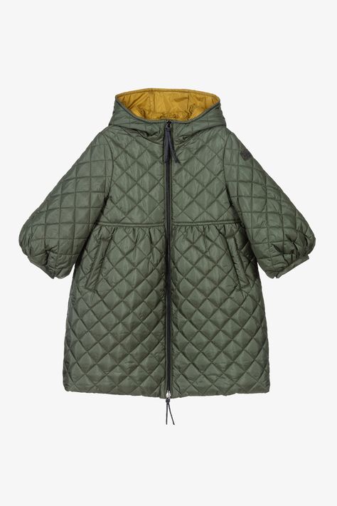 Winter sales 2022: what to buy kids fashion - Fannice Kids Fashion Kids Winter Fashion Girl, Green Quilted Coat, Military Green Coat, Girls Coats, Kids Fashion Blog, Kids Winter Outfits, Kids Winter Jackets, Karl Lagerfeld Kids, Kids Winter Fashion