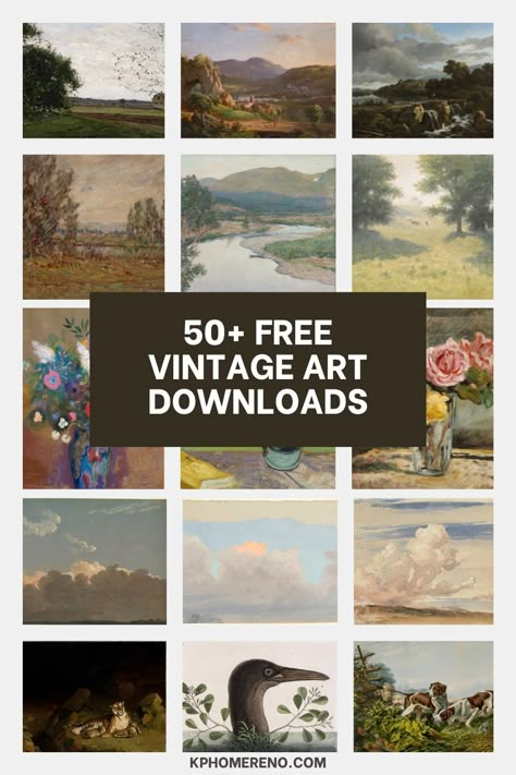 My Favorite Free Public Domain Art – KP HOME RENO Public Domain Modern Art, Small Art Prints Free Printable, 11x14 Printable Free Art, High Quality Images For Printing, Free Classic Art Prints, Public Domain Paintings, Creative Commons Images Public Domain, Best Public Domain Art, Free Domain Art