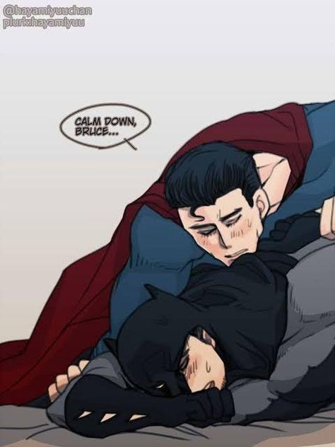 Super Man X Batman Fanart, Batman Mpreg, Clark X Bruce Fanart, Superman X Batman Comic, Bottom Bruce Wayne, Batman And Superman Ship, Batman X Superman Fanart, Superbat Mpreg, Superman X Batman Fanart