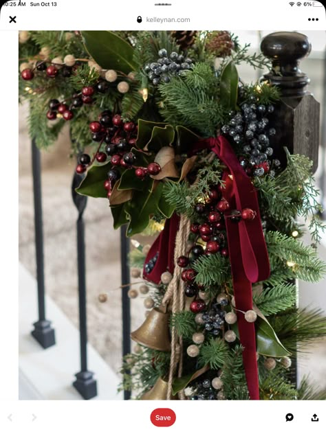 Green And Maroon Christmas Tree, Tuscan Christmas Decorating Ideas, Luxury Outdoor Christmas Decor, Red Green And Silver Christmas Decor, Backyard Christmas Decorations, Blue Red Green Christmas Decor, Christmas Decorating With Bells, Red Gold Green Christmas Decorations, Modern Red Christmas Decor