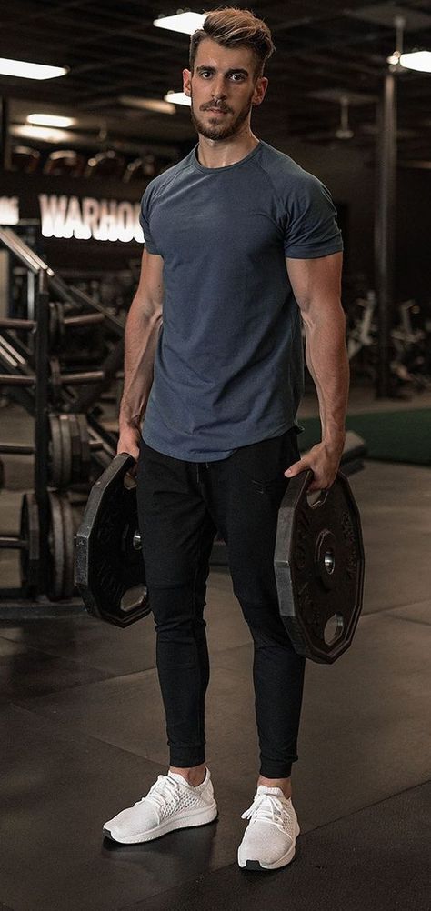 Gym Fashion For Men 2021 Workout Outfits Men, Mens Workout Outfits, Men Gym Outfit, Mens Gym Outfits, Comfortable Workout Outfits, Men Gym Wear, Mens Gym Fashion, Gym Wear Men, Gym Attire