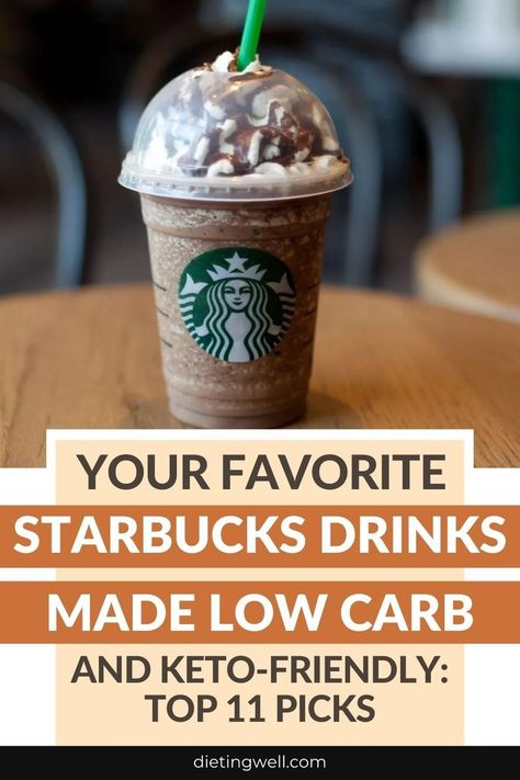 Missing your Starbucks drinks on keto? No worries! Check out our Top 11 keto-friendly picks. ☕️🥤 #KetoStarbucks #KetoDrinks #LowCarbOptions Low Carb Coffee Starbucks, Keto Coffee Recipes Starbucks, Keto Starbucks Drinks Frappuccino, Keto Starbucks Frappuccino, Keto Starbucks Drinks Iced Coffee Low Carb, Keri Starbucks Drinks, Low Calorie Frappe Starbucks, Bariatric Friendly Starbucks Drinks, Starbucks Keto Drinks Iced Coffee