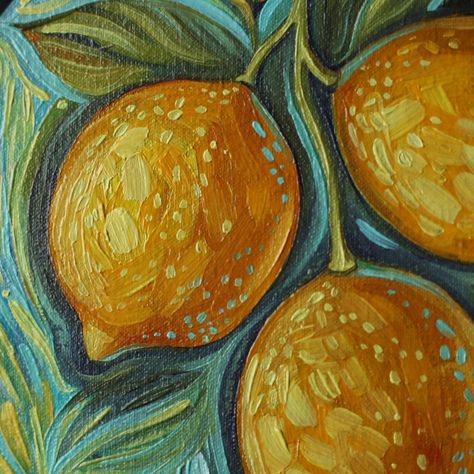 Lemon Branch Painting, Yellow Art Aesthetic Painting, Yellow Things To Draw, Lemon Reference, Yellow Painting Aesthetic, Yellow Painting Ideas, Yellow Aesthetic Vintage, Apollo Altar, Yellow Art Painting