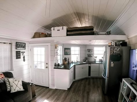 Shed to House conversion - Imgur Shed To House Conversion, Shed House Interior, Shed Homes Ideas, Shed To Home, Shed To House, Lofted Barn Cabin, Shed Tiny Home, Shed Tiny House, Shed Cabin