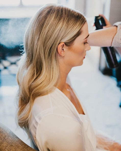 Paige Epsky (@paigeepsky) • Instagram photos and videos Soft Waves Wedding, Bridesmaid Hair Makeup, September Wedding, Soft Waves, Bride Makeup, Bridal Hair And Makeup, Wedding Hair And Makeup, Engagement Photoshoot, Wedding Looks