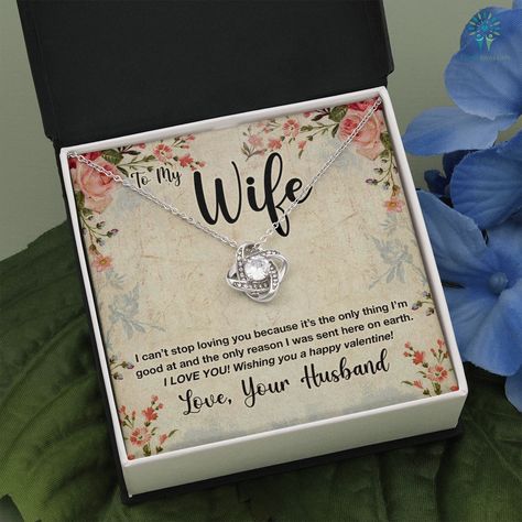 To My Wife I can't stop loving you, To My Wife Necklace, Birthday Gift for Wife, Romantic Gift for Wife, Necklace for Wife, Gift for Wife Birthday, Valentine Gift Check more at https://familyloves.com/products/to-my-wife-i-cant-stop-loving-you-to-my-wife-necklace-birthday-gift-for-wife-romantic-gift-for-wife-necklace-for-wife-gift-for-wife-birthday-valentine-gift/ Gift For Wife Birthday, Birthday Hug, Romantic Gifts For Wife, Cant Stop Loving You, Work Wife, Wife Necklace, After Marriage, To My Wife, Wife Birthday