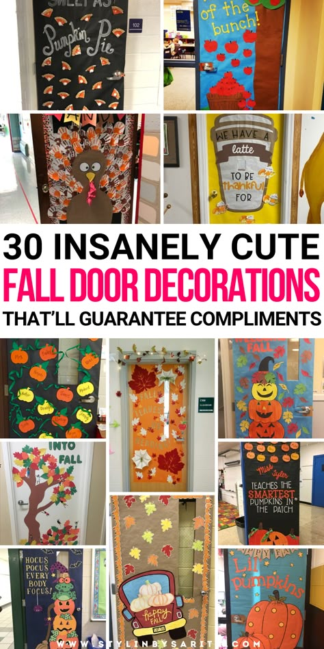 fall classroom door decorations Fall School Door Decorating Ideas Classroom, Fall Decorations For Classroom Door, Classroom Door Decorations For Fall, Classroom Door For Fall, October School Door Ideas, Fall Classroom Decorations Doors, Fall Themed Classroom Door Ideas, Fall School Door Ideas, Fall Class Door Decorations