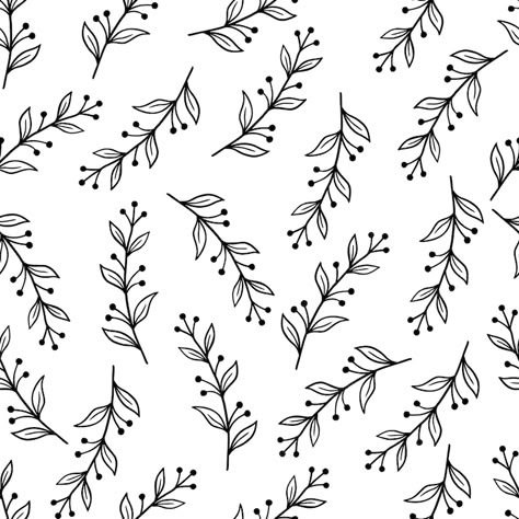 Premium Vector | Hand drawn leaf seamless pattern doodle simple froral style leaf background vector illustration Cute Simple Patterns, Leaf Design Pattern, Leaf Doodles, Sketchbook Journal Ideas, Leaf Pattern Design, Doodle Simple, Leaves Sketch, Leaves Doodle, Pattern Doodle