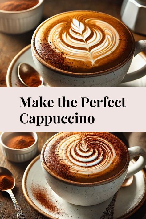 café-style cappuccino at home? Expresso Recipes, Espresso Machine Recipes, Cappuccino At Home, How To Make Cappuccino, Cappuccino Recipe, Homemade Pumpkin Spice Latte, Espresso Recipes, Steamed Milk, Pumpkin Spiced Latte Recipe