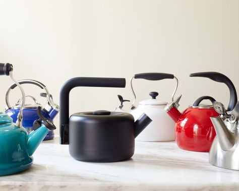 The Best Stovetop Kettles of 2023 Guide To Tea, Olive Oil Cruet, Electric Kettles, Stovetop Kettle, Stovetop Kettles, Gooseneck Kettle, Holiday Gift List, Whistling Tea Kettle, Glass Dispenser