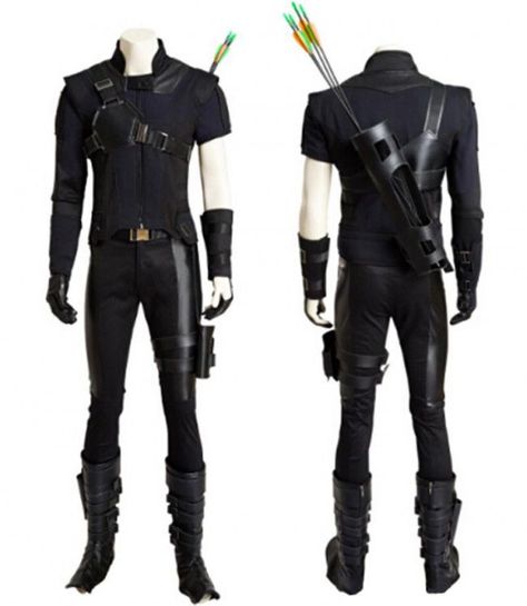 Clint Barton Outfit, Hawkeye Halloween Costume, Steampunk Wizard, Superhero Outfits Design, Hawkeye Cosplay, Hawkeye Costume, Archer Costume, Dr Script, Cosplay Costumes For Men