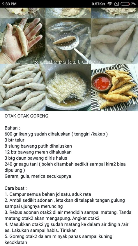 Resepin Otak Otak Goreng, Resep Makanan Beku, Kuih Lapis, Otak Otak, Malay Food, Culinary Cooking, Indonesian Recipes, Indonesian Cuisine, Malaysian Food