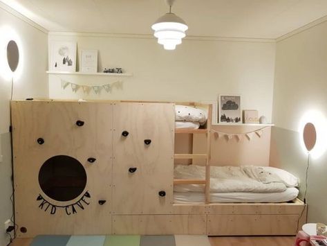 15 IKEA KURA HACKS Kura Bunk Bed, Kura Bed Hack, Ikea Kura Hack, Kura Hack, Ikea Bed Hack, Bed Hacks, Mommo Design, Ikea Kura Bed, Kura Bed