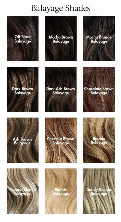 Balayage Shades, Choosing Hair Color, Brown Hair Color Shades, Rambut Brunette, Brown Hair Shades, Black Hair Balayage, Brown Hair Inspo, Brunette Hair With Highlights, Hair Color Chart