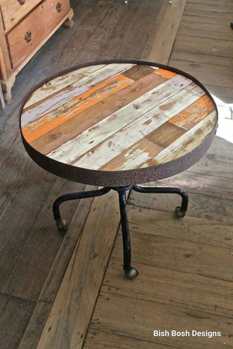 Barrel table diy