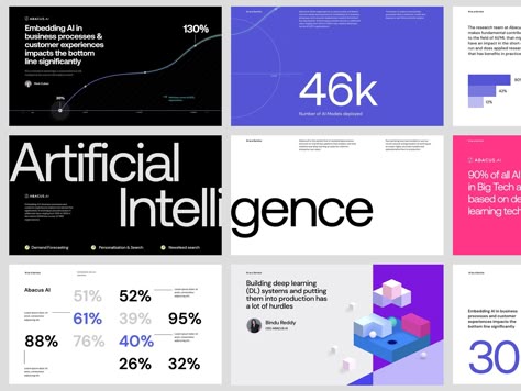 Pitch Deck Presentation for Abacus AI by Sanmi Ibitoye on Dribbble Presentation Design Inspiration, Pitch Deck Presentation, Presentation Inspiration, Pitch Presentation, Keynote Design, Deck Layout, Presentation Slides Design, Presentation Deck, Business Pitch