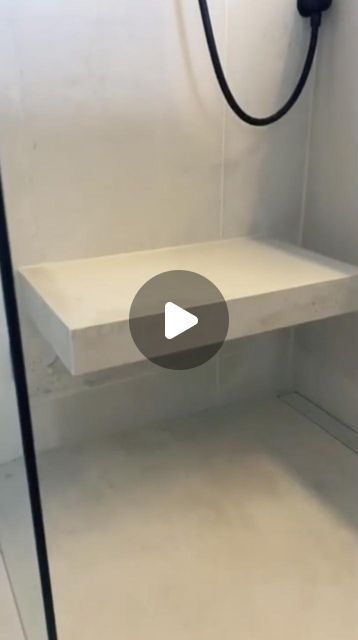 Floating Shower Bench Ideas, Fold Up Shower Bench, Depth Of Shower Bench, Custom Shower With Bench, Walk In Shower No Door With Bench, Shower Seats Ideas Benches, Shower Chair Ideas, Built In Shower Bench, Shower Seat Ideas