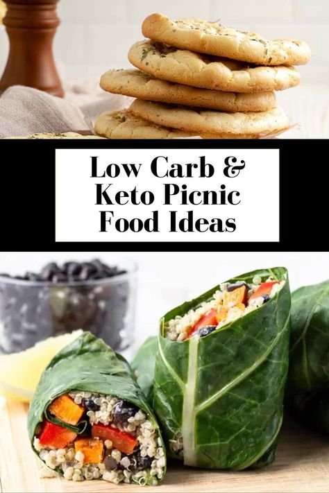 Do you want to plan a delicious keto picnic without having to cater to different diets? We’ve rounded up some delicious low-carb recipes, including keto-friendly picnic food that is perfect for cookouts and picnics. These low-carb and keto recipes show keto picnic food doesn’t need to be restrictive, and you can venture beyond the standard rotisserie chicken or ribs. Low Carb Picnic Food Ideas, Keto Picnic Food Ideas, Keto Picnic Food, Low Carb Picnic, Keto Picnic, Fall Picnic Ideas, Fall Picnic Food, Picnic Finger Foods, Low Carb Sandwich