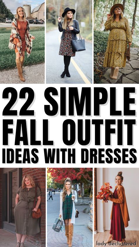 22 Simple Fall Outfit Ideas with Dresses Dress W Jacket Outfit, Casual Maxi Dress Outfit Winter, Cardigan For Dresses, Boho Dress Outfit Fall, Fall Gathering Outfit, Fall 2024 Dress Outfits, Fall Dress With Boots Outfit, Dresses In Fall How To Wear, Long Flowy Dress Outfit