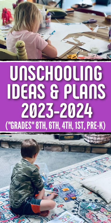 Fun Things To Do For Homeschool, Homeschool Ideas For Kindergarten, Homeschooling While Traveling, Unschooling Kindergarten Ideas, Make Homeschooling Fun, Homeschool Year Around, How To Lesson Plan For Homeschool, Elementary Homeschool Activities, Creative Homeschool Ideas