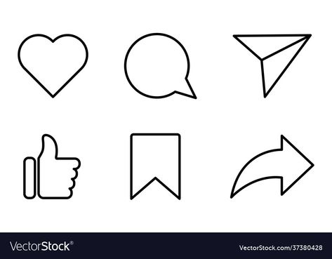 Comment Logo, Social Media Symbols, Comment Icon, Instagram Likes And Followers, Share Logo, Social Media Icons Vector, Logo Trends, Like Logo, Like Symbol