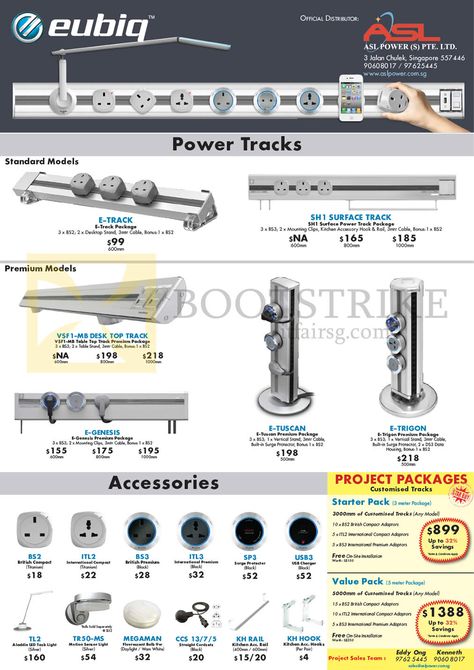 PC SHOW 2013 price list image brochure of Eubiq Power Outlet System Power Tracks, Accessories, Plugs, Packages Starter, Value Eubiq Power Track, Modern Luxury Interior Design, Kitchen Yard, Track Lighting Kitchen, Interior Door Styles, Tv Unit Design Modern, Modern Luxury Interior, Light Words, Smart Bulbs