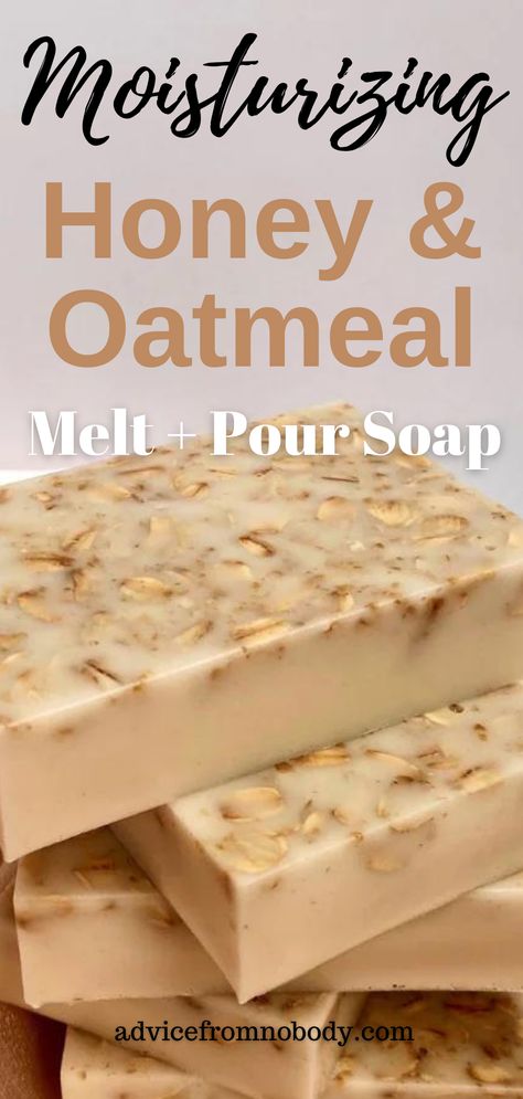 honey oatmeal soap Apple Cinnamon Oatmeal Soap Recipe, Oatmeal Soap Diy, Homemade Oatmeal Soap, Best Homemade Soap Scents, Honey Oatmeal Soap Melt And Pour, Honey Oatmeal Melt And Pour Soap Recipes, Homemade Soap For Dry Skin, Oatmeal And Honey Soap Recipe, Melt And Pour Herbal Soap Recipes