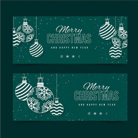 Holiday Banner Design, Christmas Layout Design, Christmas Banners Ideas, Christmas Post Design, Christmas Banner Design, Graphic Design Christmas, Christmas Vector Art, Christmas Packaging Design, Christmas Layout