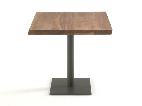 Square solid wood table PEBBLES SQUARED by Riva 1920 Cafe Square Table, Square Restaurant Table, Wood Table For Restaurant, Wooden Restaurant Tables, Wood Table Restaurant, Wood Restaurant Table, Wooden Square Table, Wood Square Table, Square Wood Table