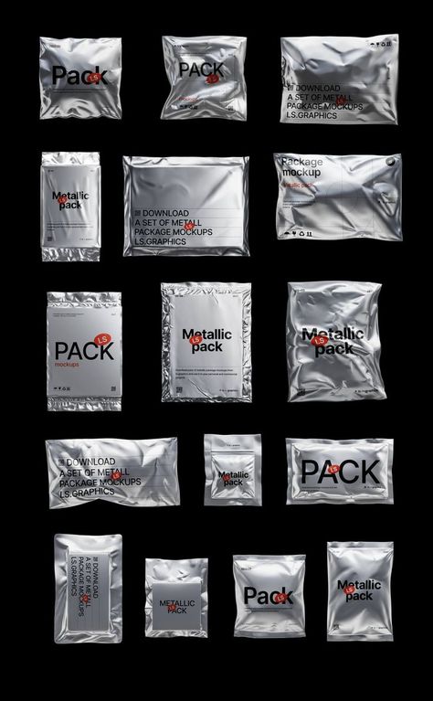 Streetwear Packaging Ideas, Clothing Packaging Ideas Creative, Streetwear Packaging, Clothing Brand Packaging, Futuristic Packaging, Chrome Packaging, Clothing Packaging, Paper Mockup, Product Mockup