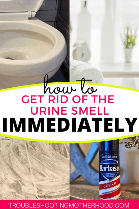 Wondering how to remove the horrible urine smell from your bathroom? Follow this quick guide on how to finally get the pee smell our of your bathroom once and for all! Quick trick for cleanup too! #stinkybathroom #boymom #peesmell #urinesmell #bathroomstinks Cleaning Urine Smell From Bathroom, How To Get Rid Of Urine Smell In Toilet, Get Rid Of Urine Smell In Bathroom, How To Remove Urine Smell From Bathroom, How To Get Urine Smell Out Of Bathroom, How To Get Rid Of Pee Smell In Bathroom, How To Get Pee Smell Out Of Bathroom, How To Get Rid Of Urine Smell In House, Pee Smell Out Of Bathroom