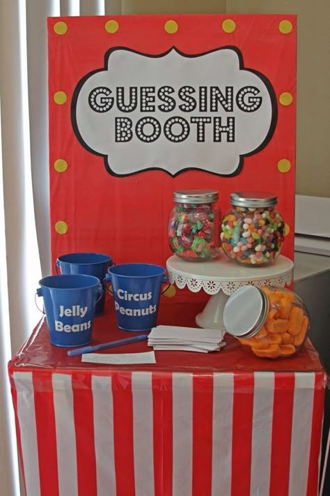 Circus Carnival Party Decoration, Carnival Themes Party, Carnival Booths Ideas, Summer Carnival Ideas, Work Carnival Ideas, Circus Booth Ideas, Carnival Games Birthday Party, Carnival Bday Party Ideas, Carnival Party Games Diy