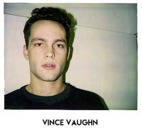 AUDITION POLAROIDS FROM 1980'S ACTORS Actors In The 90s, Celebrity Polaroids, Vince Vaughn, Its 2017, Wedding Crashers, Charming Man, Christina Ricci, Hollywood Legends, Hollywood Actors