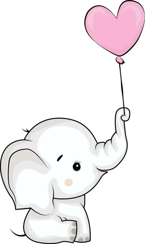 Cute cartooon elephant with a balloon Cute Elephant Pictures, Foam Decor, Elephant With Balloon, Elephant Clipart, Sea Creatures Art, Pregnancy Art, Elephant Pictures, Animal Ideas, Background Powerpoint