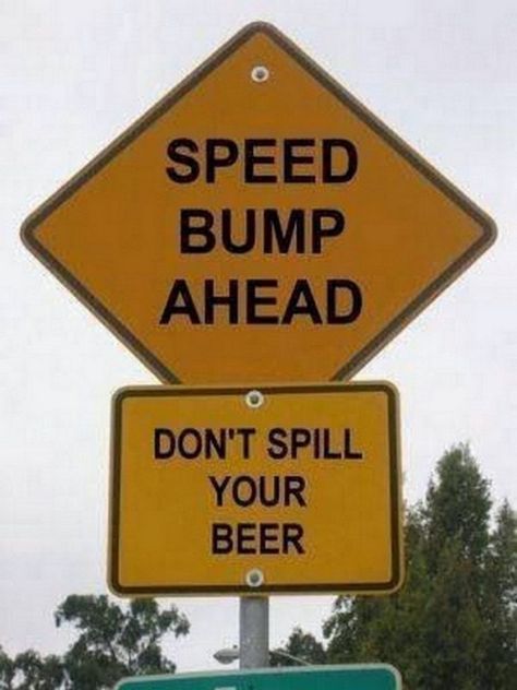 Structures Architecture, Aussie Memes, Funny Aussie, Funny Street Signs, Meanwhile In Australia, Funny Road Signs, Bump Ahead, Speed Bump, Fun Signs