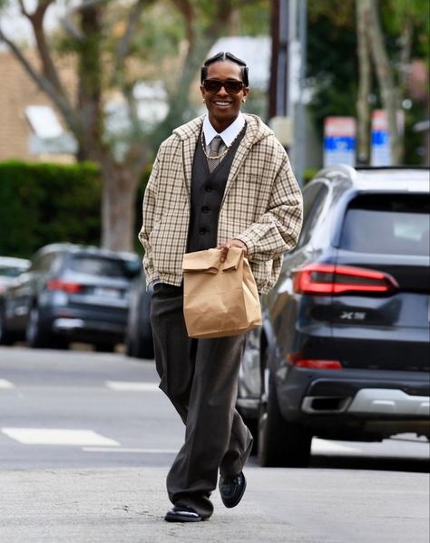 Asap rocky Asap Rocky Outfits, Asap Rocky Fashion, Formal Streetwear, Random Clothes, Classy Streetwear, Classy Outfits Men, A$ap Rocky, Future Style, Asap Rocky