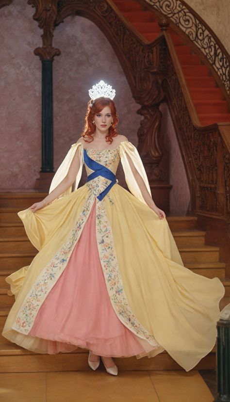 Anastasia Romanov in real life Anastasia Dress Real Life, Anastasia Ball Gown, Disney Dresses In Real Life, Real Life Princess Dresses, Anastasia Romanov Aesthetic, Disney Princess Dresses Real, Anastasia Outfits, Anastasia Gown, Ballroom Extravaganza